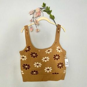Daisy Jacquard Tank Top